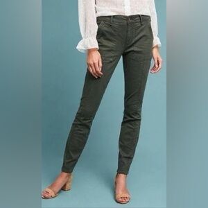 Anthropologie Jefferson Olive Green Slim Skinny
Utility Pants Size 27